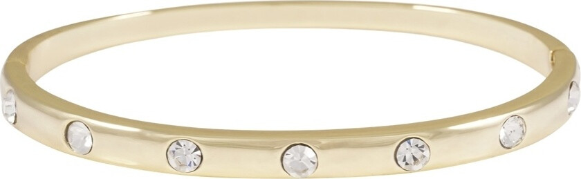 Domino Crystal Oval Bracelet Gold Onesize