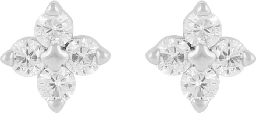 Envy Small Earring Silver/Clear Onesize