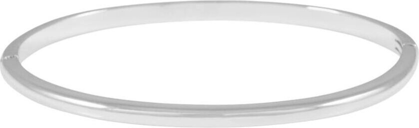 Domino Thin Oval Bracelet Silver Onesize