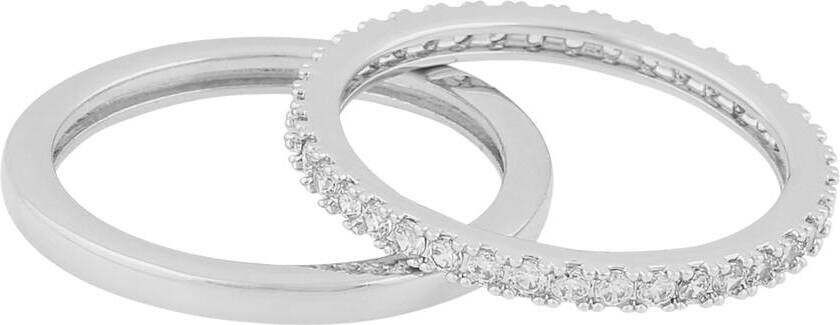 Nisi Double Ring Silver Large