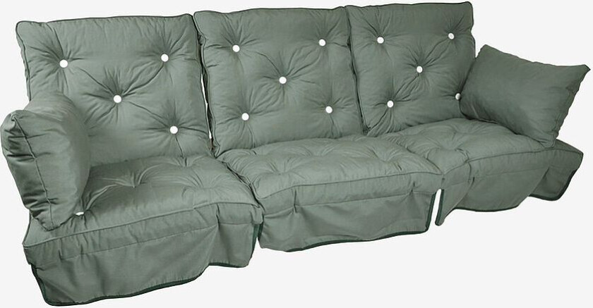 Hengekøye putesett flock, Grønn