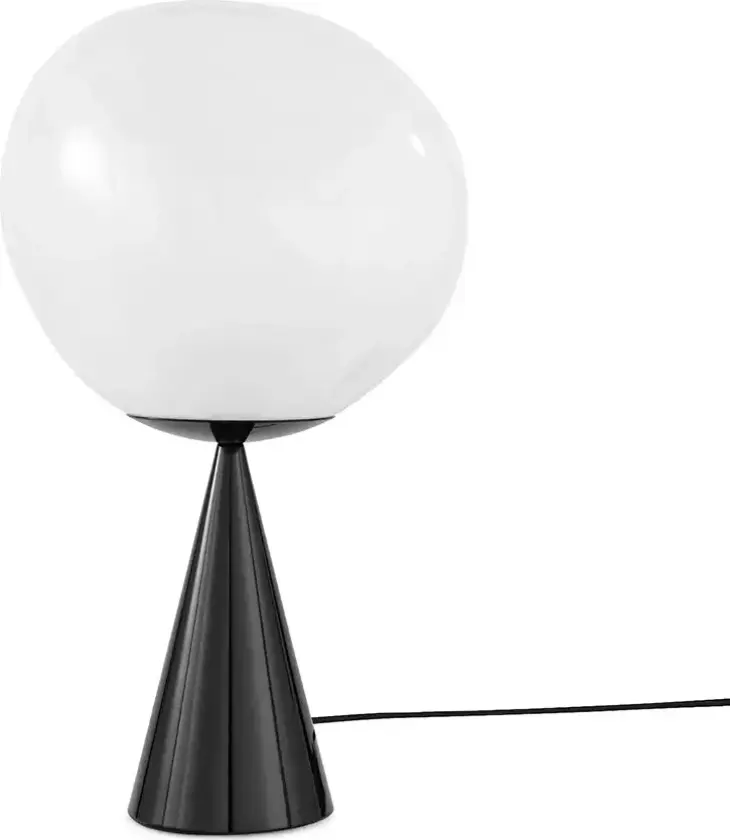 Melt Bordlampe Opal/Black LED