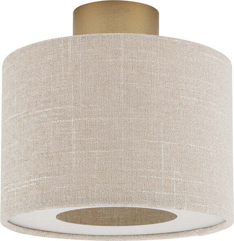 Santana taklampe 23 cm - Krem / Gullfarget