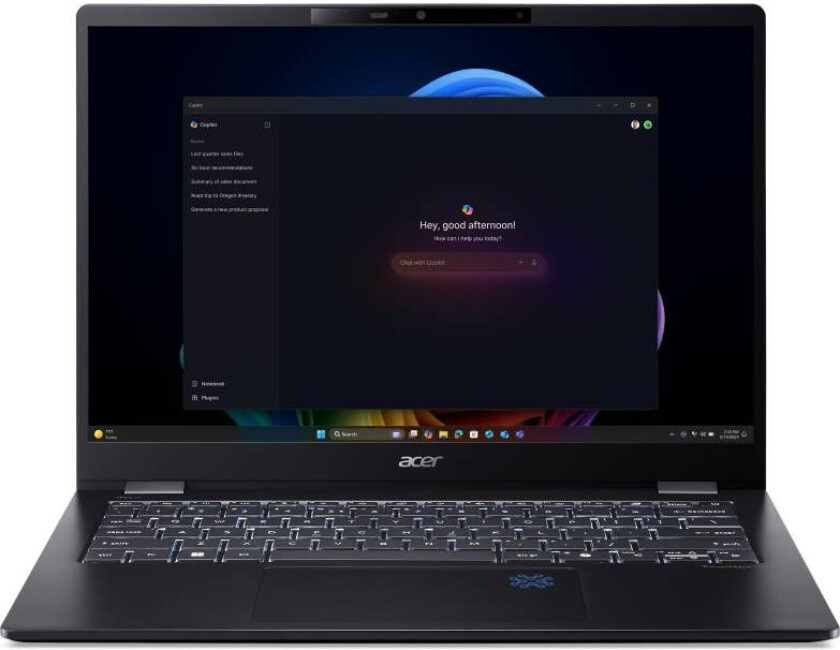 TravelMate P6 14 AI Bærbar PC | TMP614-54-TCO | Svart