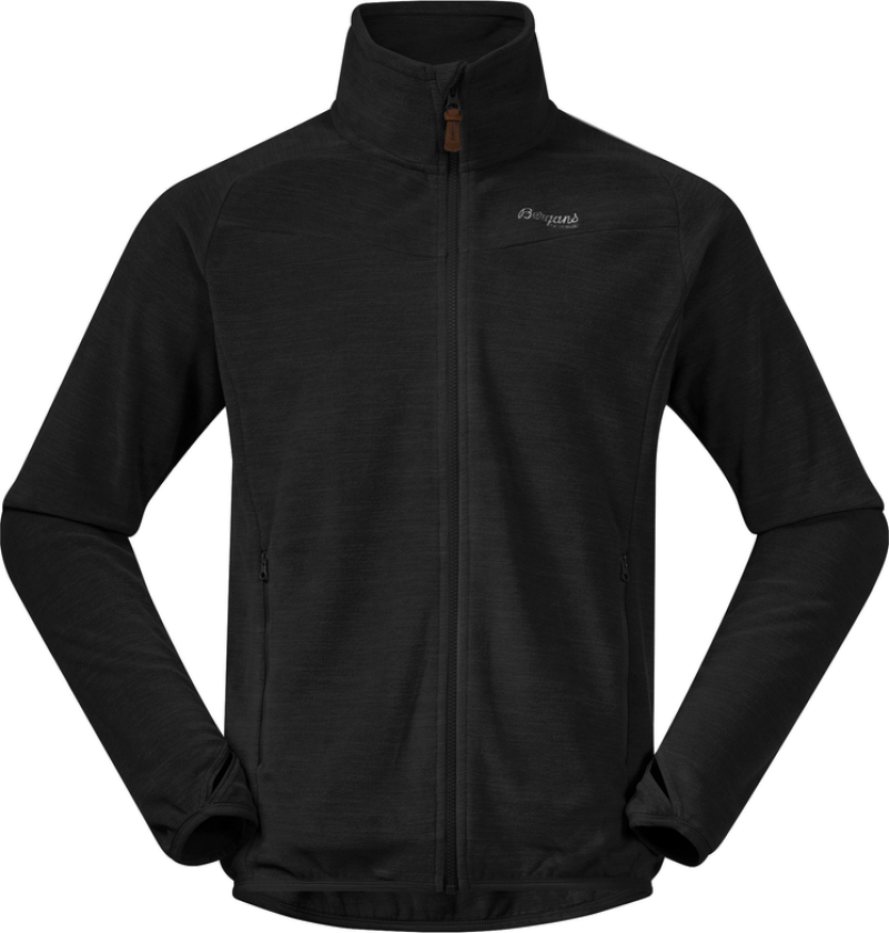 Men's Hareid Fleece Jacket Nohood S, Black