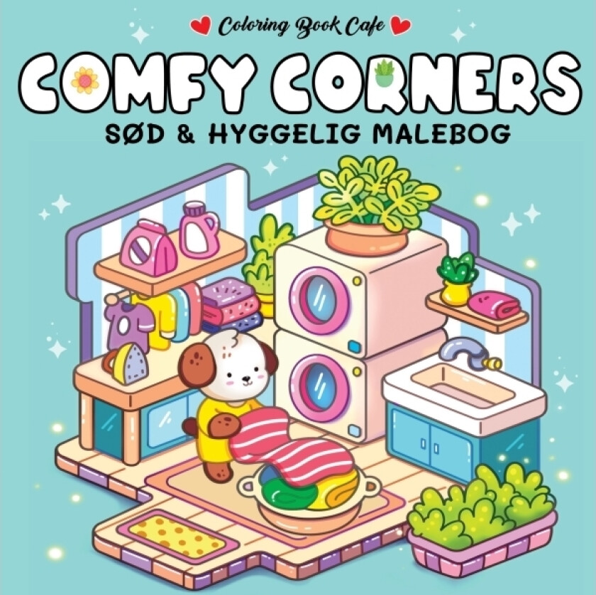 Malebog: Comfy Corners - Cozy Coloring | Coloring Book Cafe