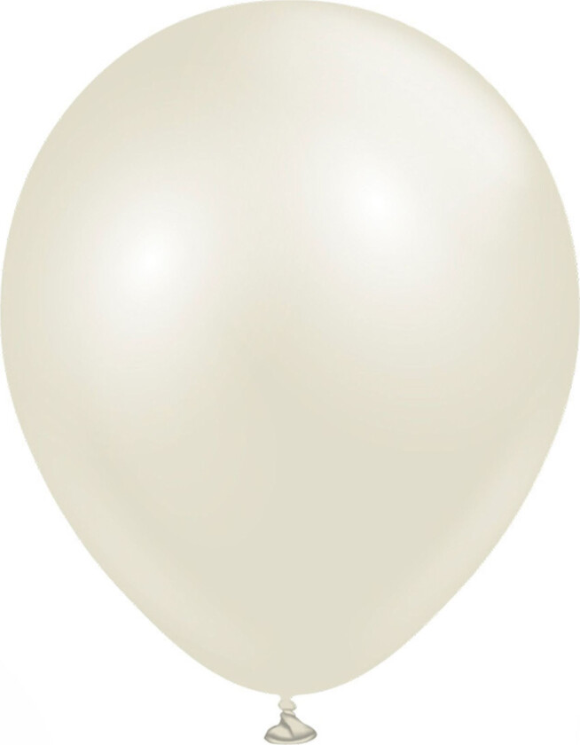 Ballonger Aura Ivory White - 50-pakning
