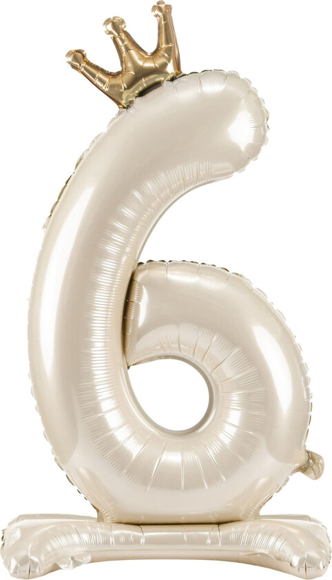 Tallballong Stående Kremhvit - Tall 6