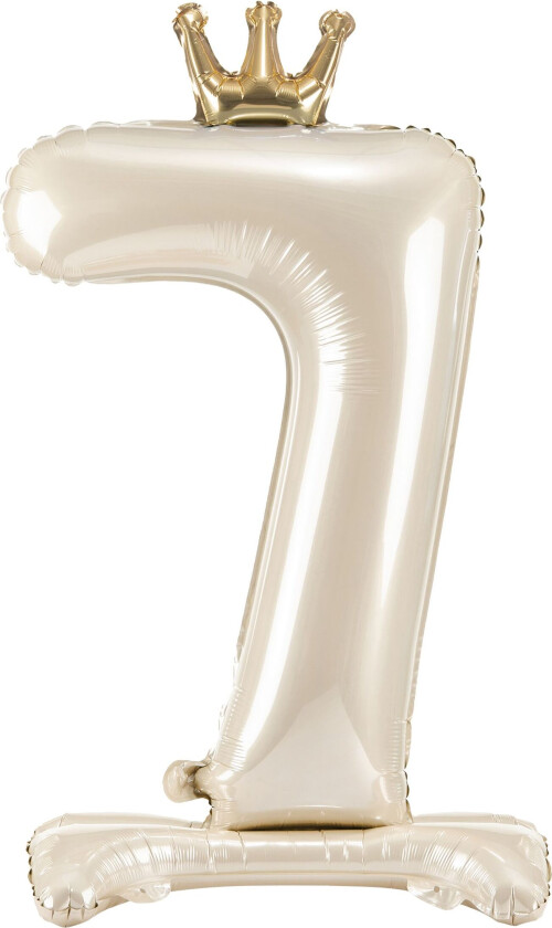 Tallballong Stående Kremhvit - Tall 7