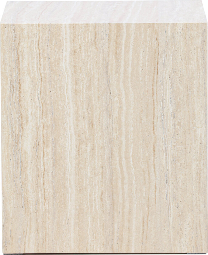 VENTURE HOME York salongbord 45x40x40 cm - Travertin-utseende