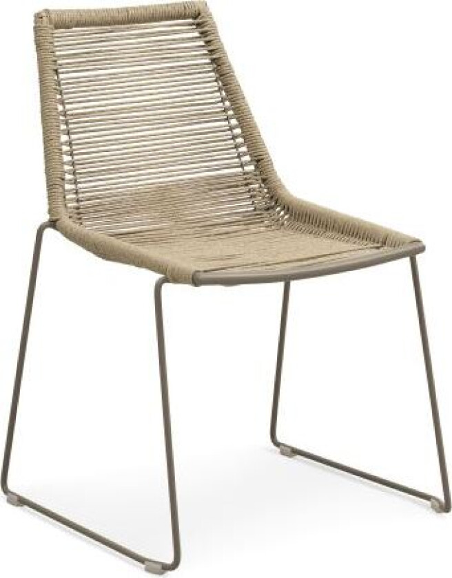 Maui hagestol - rotting og steingrått metall