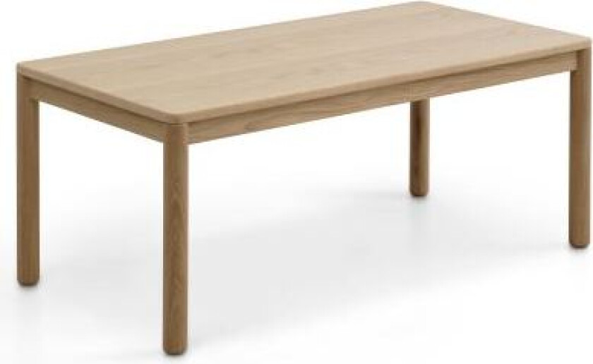 Sydney salongbord, rektangulært - naturlig eikefiner og eik (120x60)