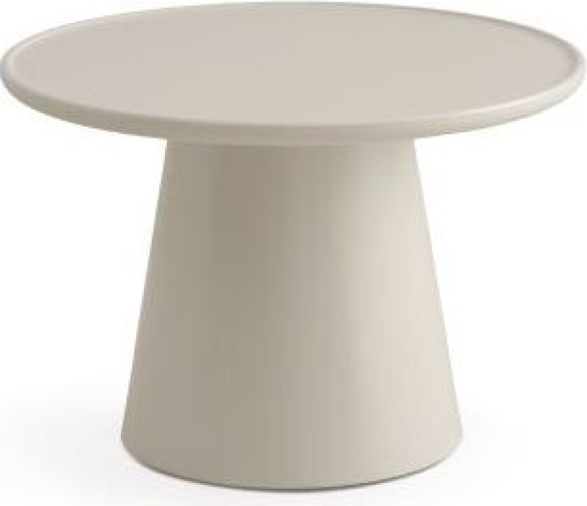 Fraser sofabord, rundt - sandfarget MDF (Ø60)