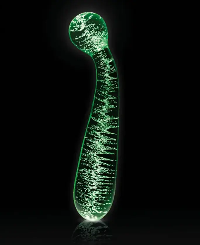 FireFly Glass G-Spot Glow Dildo