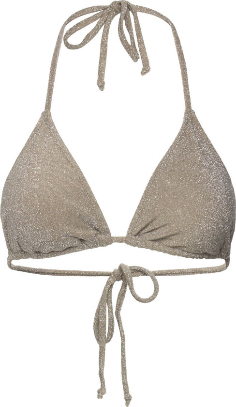 Glint Bikini Top Swimwear Bikinis Bikini Tops Triangle Bikinitops Silver Second Female