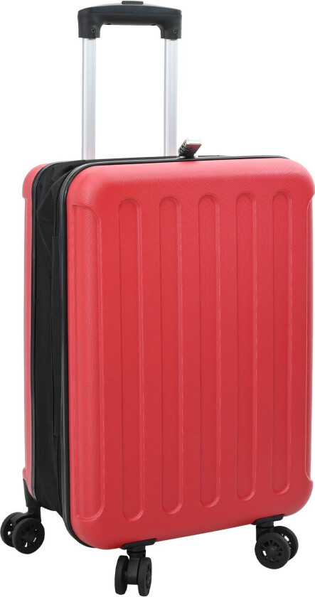 sammenleggbar koffert hardskall 24'' rød 43x27x66 cm ABS