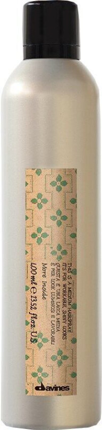 More Inside This is a Medium Hair Spray 400 ml