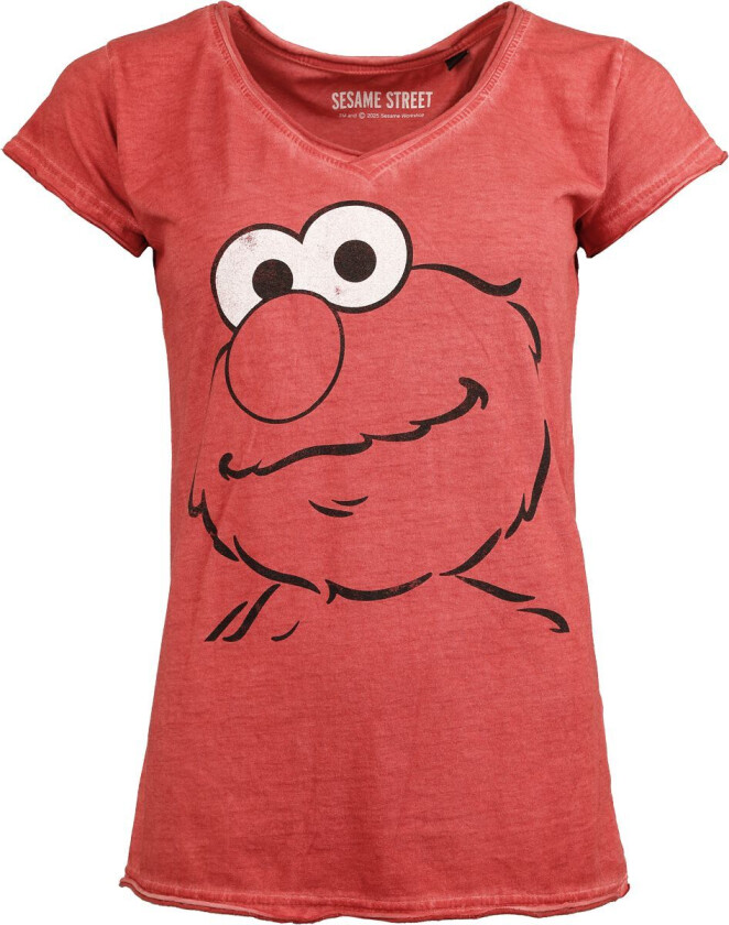 T-skjorte - Elmo Charmy - S til 4XL - Damer - rød