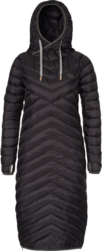 Unisex Sarek Long Downhood L, Carbon Black