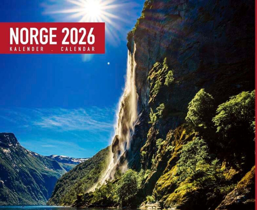Kalender bord Norge vest 2026