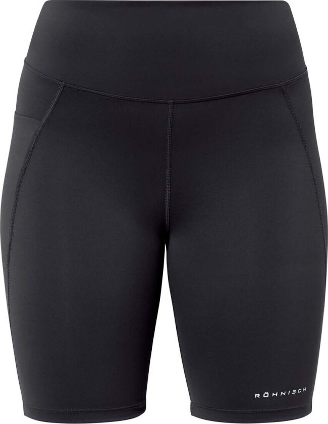 Flattering High Waist Bike Tights Dame Black XS