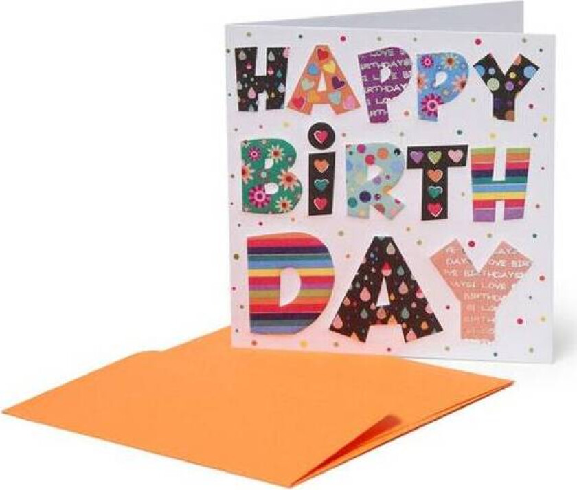 Bursdagskort S Happy Birthday