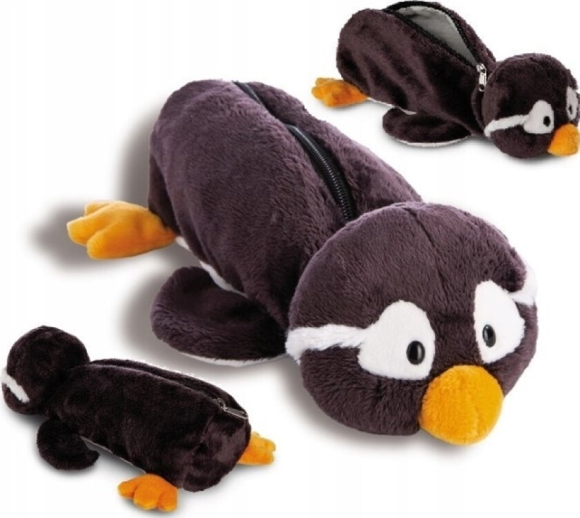 Penal Nici Nici 49549 Penal I Plysj Penguin Stas 24X16x8cm Grønn