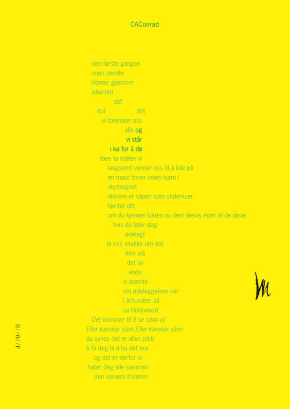 Og vi står i kø for å dø av CAConrad