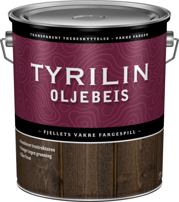 Oljebeis tyrilin gul base 4,5l