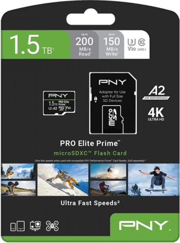 Bilde av Msdxc Elite Prime 1.5Tb P-Sdu1t5v32200pep-Ge