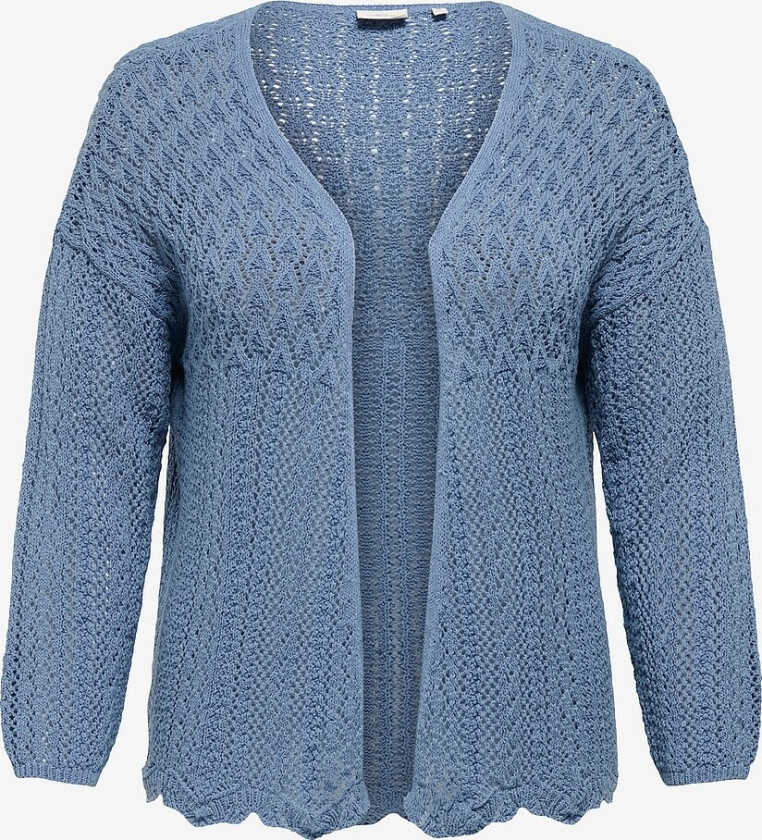 Kardigan carNola 7/8 Life Open - Blå