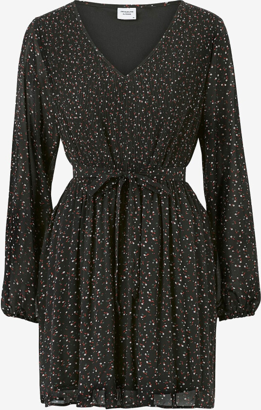 Kjole jdyMinna L/S Short Dress Wvn - Svart