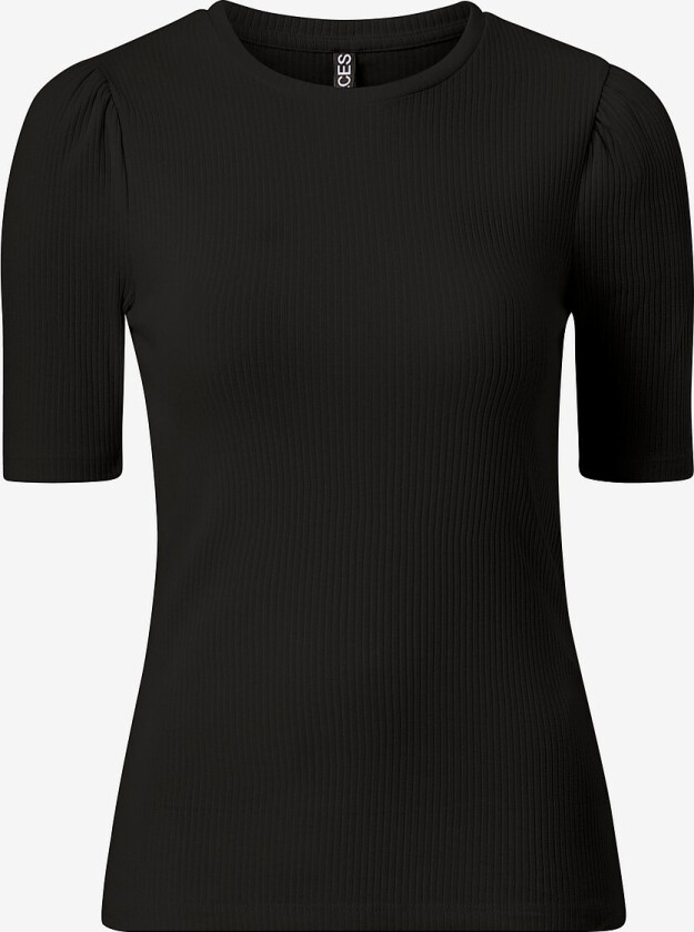 Topp pcRuka SS Puff Top - Svart
