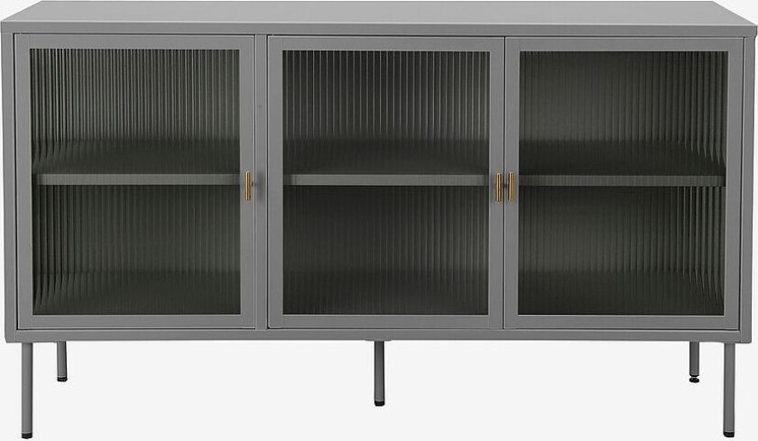 Skjenk med 3 dører Rosalie, Grå