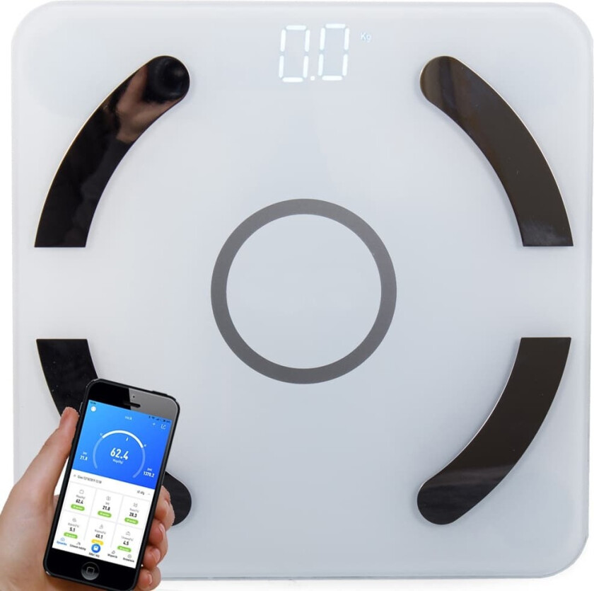 Baderomsvekt / Digital Analysevekt / Personvekt - Opptil 180kg