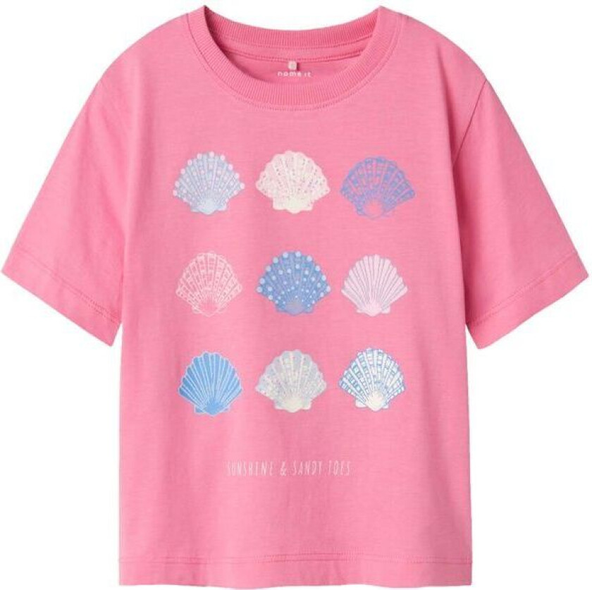Name It Nmfjassa t-skjorte til småbarn, Aurora Pink