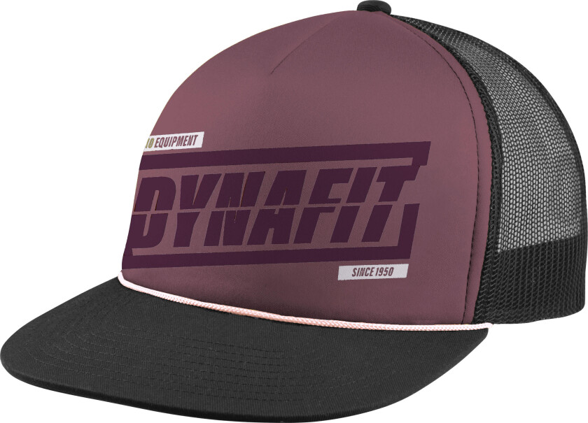 Graphic Trucker Cap dark rose