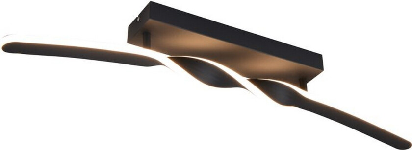 Taklampe TRIO Ginko Matt svart - Matt svart