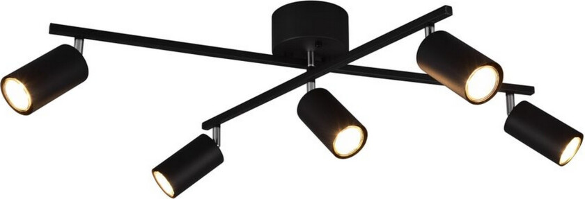 Taklampe TRIO Marlina Matt svart - Matt svart