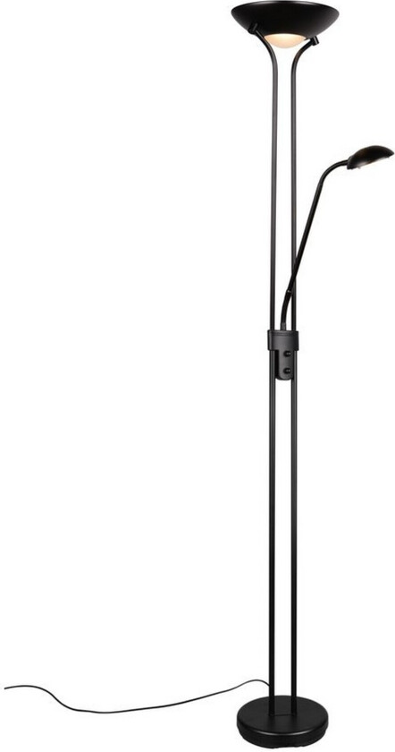 Gulvlampe TRIO Spock Matt svart - Matt svart