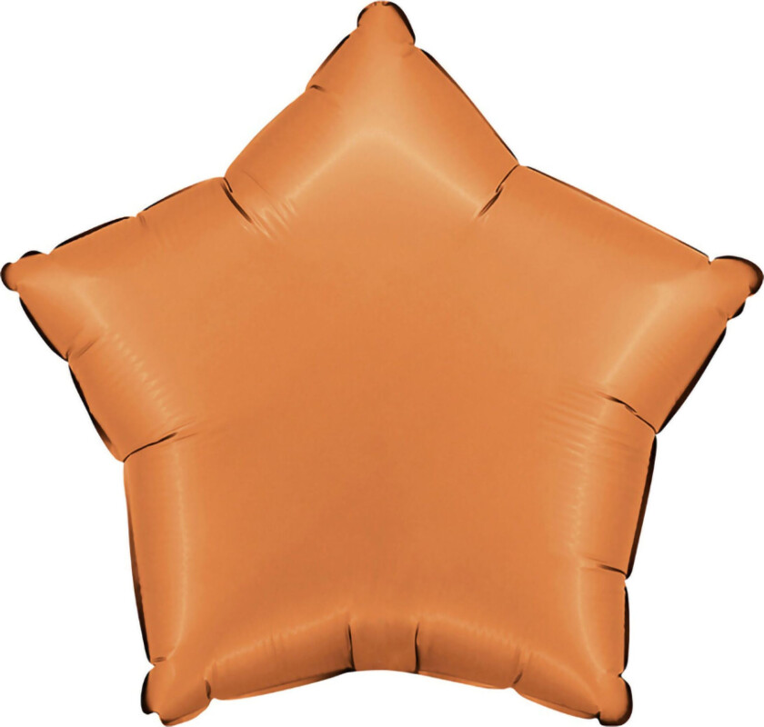 Folieballong Stjerne Satin Karamell