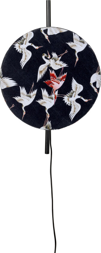 WHITE LABEL LIVING Jaylee vegglampe - svart metall