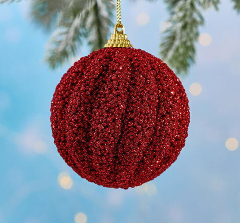 Dennis julekule rød