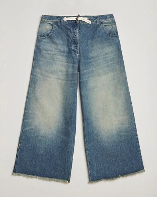 Moncler Wide Jeans Mid Blue