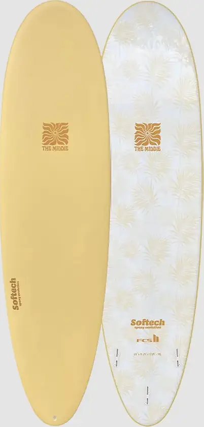 Middie Butter Palms 6'4 Surfebrett mønster