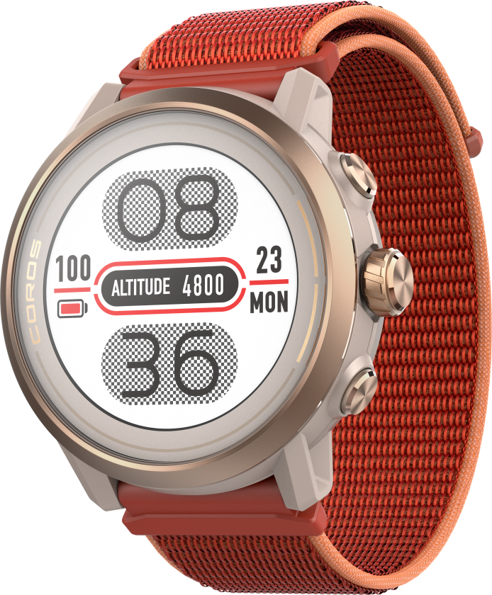 Coros Apex 2 Premium Multisport Watch Coral OneSize, Coral