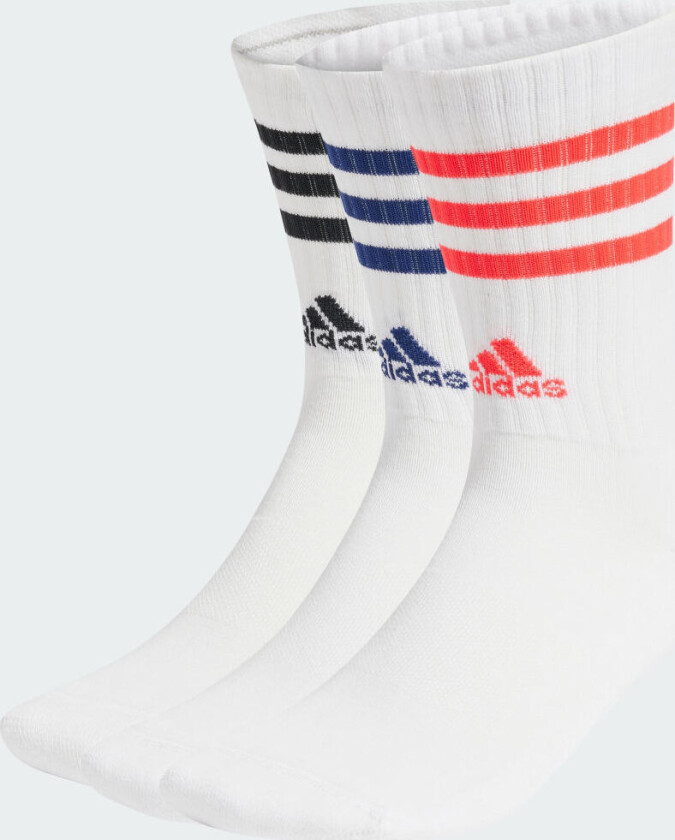 3-Stripes Cushioned Crew Sokker, 3 par
