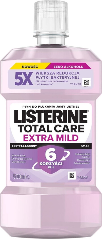 Mouthwash Total Care Mouthwash Extra Mild 500Ml