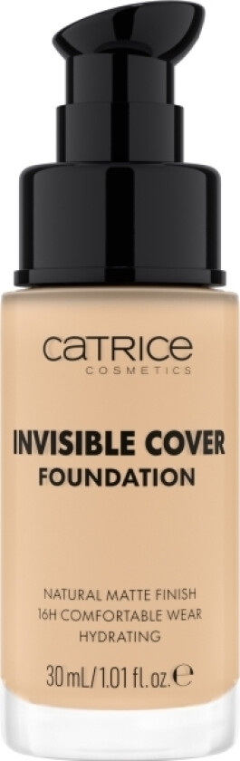 Invisible Cover Foundation Podkad Matujcy Do Twarzy 30Ml (010W)