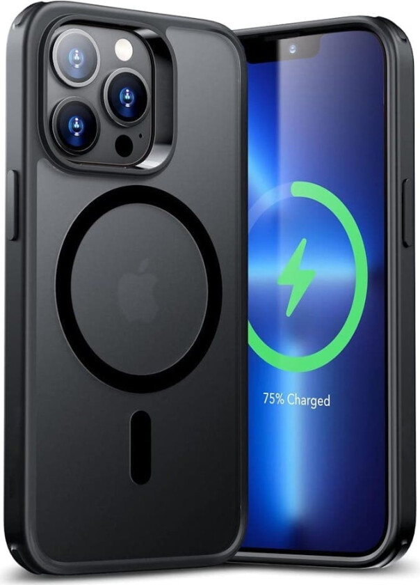 iPhone 13 Pro Black Magsafe-deksel – Perfekt passform og trådløs lading